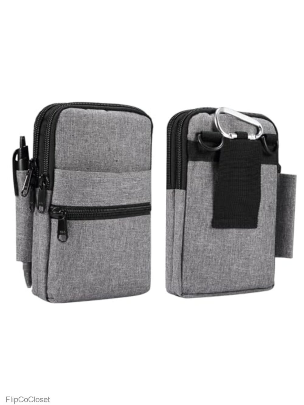 Men's Crossbody Sling Bag Cell Phone Pouch Belt Clip Waist Bag